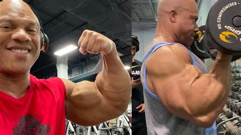 phil heath biceps|Phil Heath Bicep Training With Mike O'Hearn .